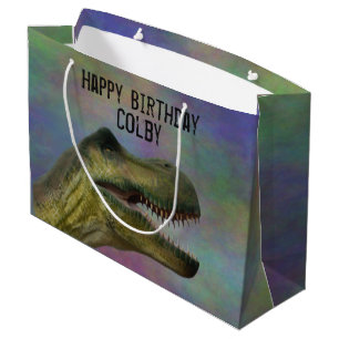 Dinosaur Birthday - Jurassic Tyrannosaurus Rex Groot Cadeauzakje