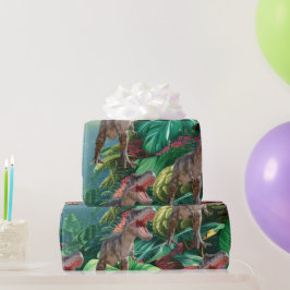 Dinosaur Birthday Jurassic World Cadeaupapier