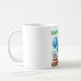 Dinosaur Birthday Mug Koffiemok