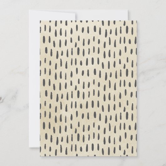 Dinosaur Birthday Noite Wild One Dinosaur Party Kaart (Achterkant)