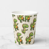 Dinosaur Birthday Papieren Bekers (Rechts)