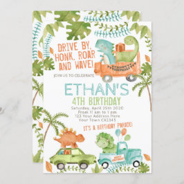 Dinosaur Birthday Parade Kaart