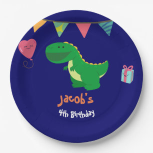 Dinosaur Birthday Party Banner Boys Fun Papieren Bordje