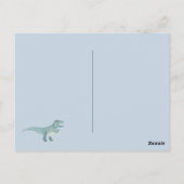 Dinosaur Birthday Party Hartelijk dank Briefkaart (Achterkant)