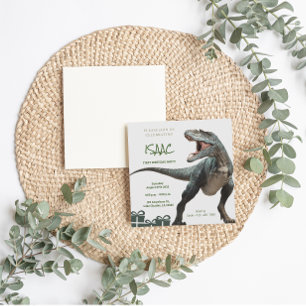 Dinosaur Birthday Party Invitation Kaart