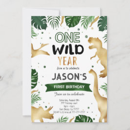 Dinosaur Birthday Party Kaart