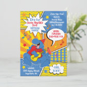 Dinosaur Birthday Party Kaart (Staand voorkant)