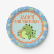 Dinosaur Birthday Party Paper Borden