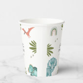 Dinosaur Birthday Party Papieren Bekers (Rechts)