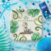 Dinosaur Birthday Party Papieren Bordje (Feest)