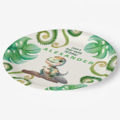 Dinosaur Birthday Party Papieren Bordje (Gekanteld)