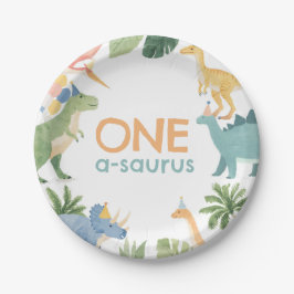 Dinosaur Birthday Party Papieren Bordje