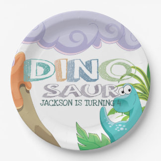 Dinosaur Birthday Party Papieren Bordje