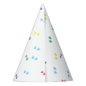 Dinosaur Birthday party Petten Feesthoedjes (Achterkant)