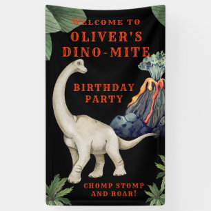 Dinosaur Birthday Party Welkom Spandoek