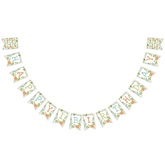 Dinosaur Birthday Vlaggetjes (Alle)