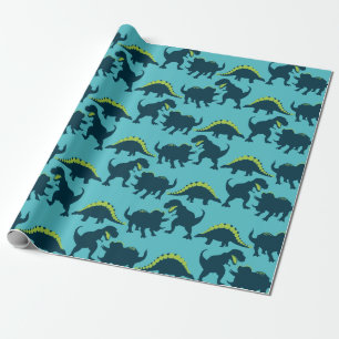 Dinosaur Birthday Wrapping Paper Cadeaupapier