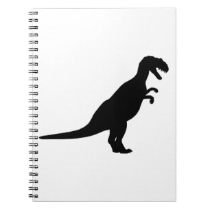 Dinosaur Black Notitieboek