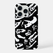 Dinosaur Bones (Black) iPhone Hoesje (Achterkant)