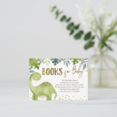 Dinosaur Books voor Baby Kaart (Staand voorkant)