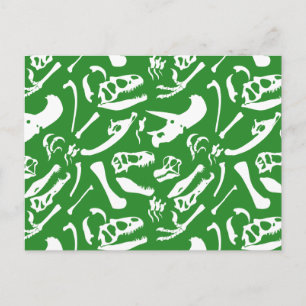 Dinosaur-Botten (groen) Briefkaart