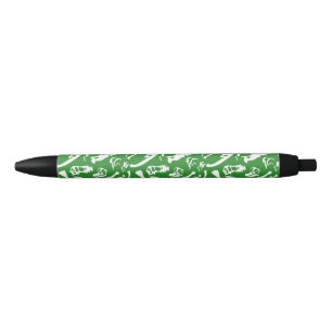 Dinosaur-Botten (groen) Zwarte Inkt Pen