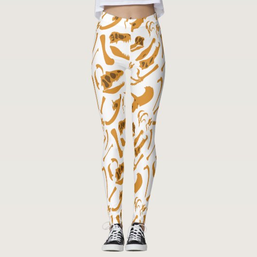 Dinosaur-Botten Leggings (Voorkant)