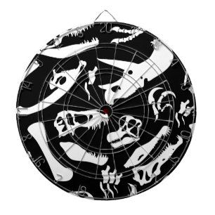 Dinosaur-Botten (zwart) Dartbord