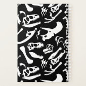 Dinosaur-Botten (zwart en wit) Planner (Achterkant)