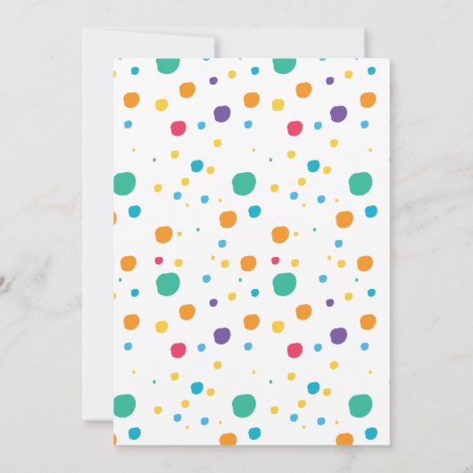 Dinosaur Boy 2e Invitation d'anniversaire (Dos)