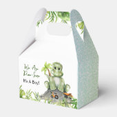 Dinosaur Boy Baby shower Bedankdoosjes (Achterkant)