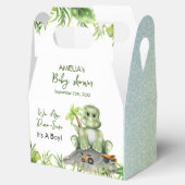 Dinosaur Boy Baby shower Bedankdoosjes (Geopend)