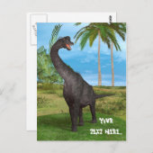 Dinosaur Brachiosaurus Briefkaart (Voorkant / Achterkant)