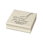 Dinosaur brachiosaurus rubberstempel (Stempel)
