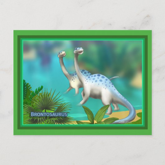 Dinosaur Briefkaart (Voorkant)