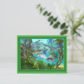 Dinosaur Briefkaart (Staand voorkant)