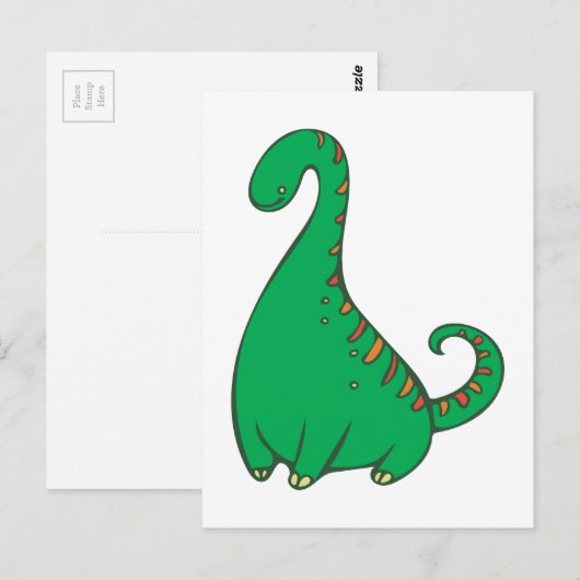 Dinosaur Briefkaart (Voorkant / Achterkant)