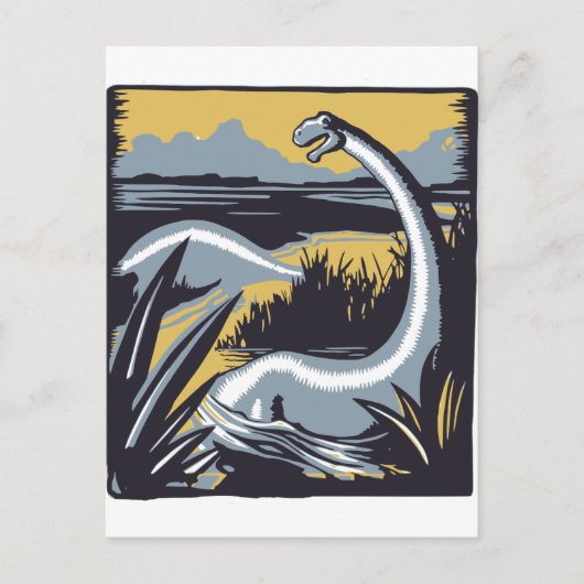  Dinosaur Briefkaart (Voorkant)