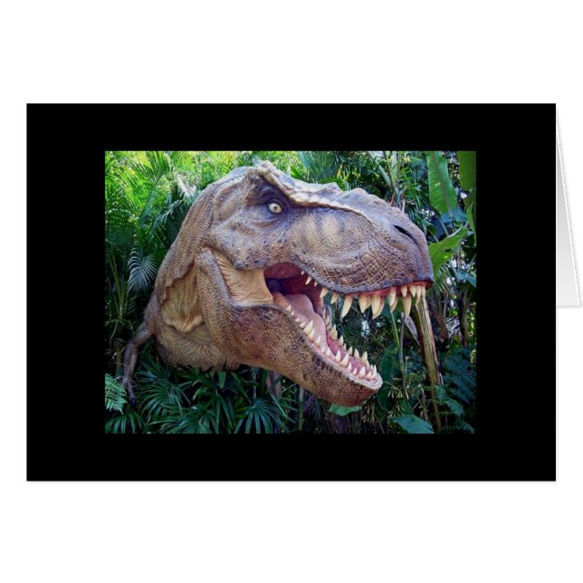 Dinosaur briefkaart (Voorkant Horizontaal)