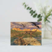 Dinosaur-briefkaart Briefkaart (Staand voorkant)