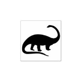 Dinosaur Brontosaurus Dino Schattig Kind Rubberstempel (Afrduk)