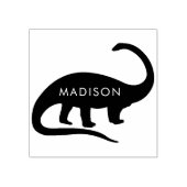 Dinosaur Brontosaurus Leuke Kind naam Rubberstempel (Afrduk)