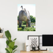 Dinosaur Brontosaurus Poster (Thuiskantoor)