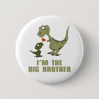 Dinosaur Brothers Ronde Button 5,7 Cm