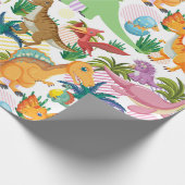 Dinosaur 🦖 cadeaupapier (Hoek)