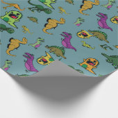 Dinosaur Cadeaupapier (Hoek)