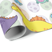  Dinosaur Cadeaupapier (Rol Hoek)