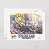 Dinosaur Cafe Briefkaart (Voorkant / Achterkant)