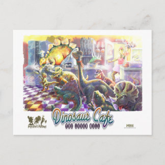 Dinosaur Cafe Briefkaart
