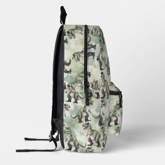Dinosaur Camouflage Green Backpack Bedrukte Rugzak (Links)